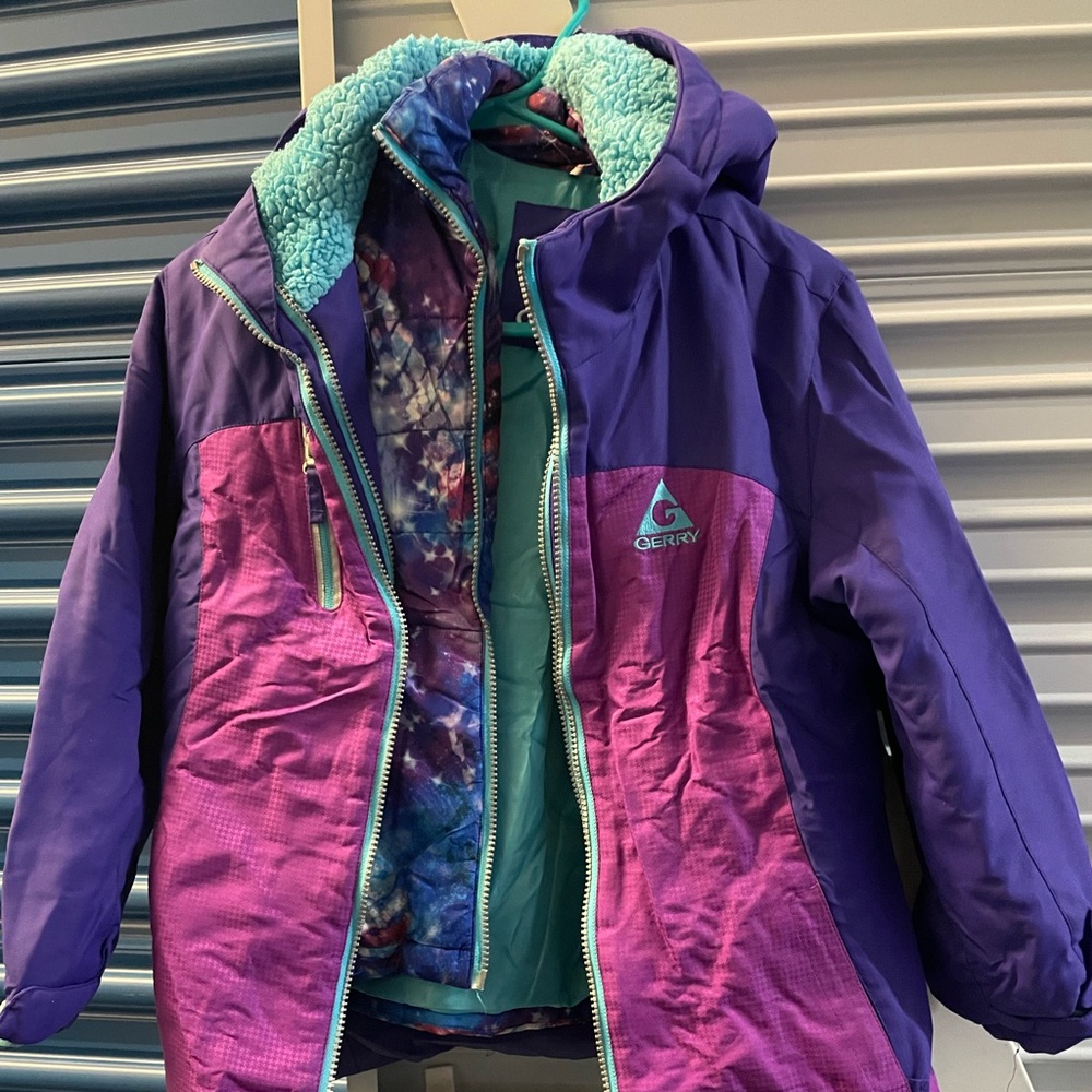 Multi Colored Girls GERRY G Coat Small 7/8